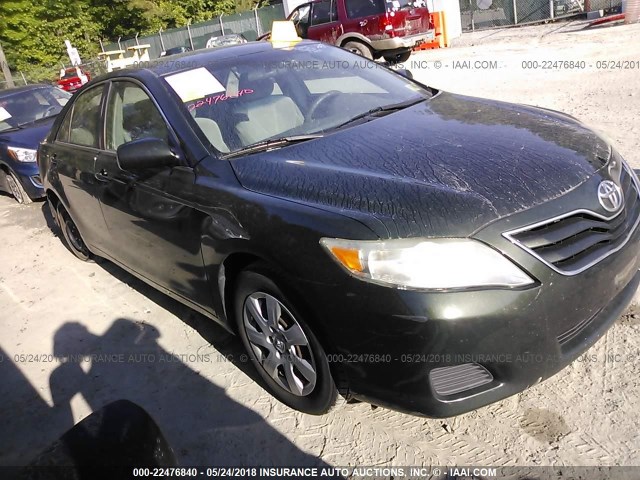 4T1BF3EK7BU687584 - 2011 TOYOTA CAMRY SE/LE/XLE მწვანე ფოტო 1