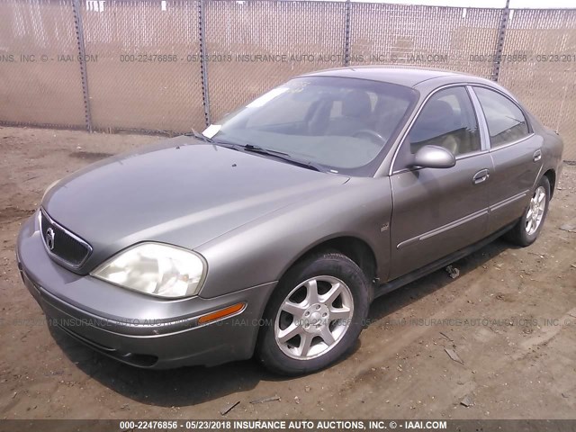 1MEFM53S61G618794 - 2001 MERCURY SABLE LS GRAY photo 2