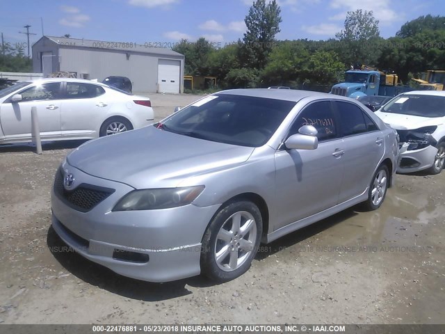 4T1BE46K99U881311 - 2009 TOYOTA CAMRY SE/LE/XLE SILVER photo 2