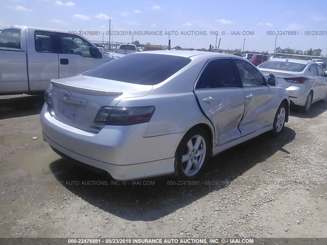 4T1BE46K99U881311 - 2009 TOYOTA CAMRY SE/LE/XLE SILVER photo 4
