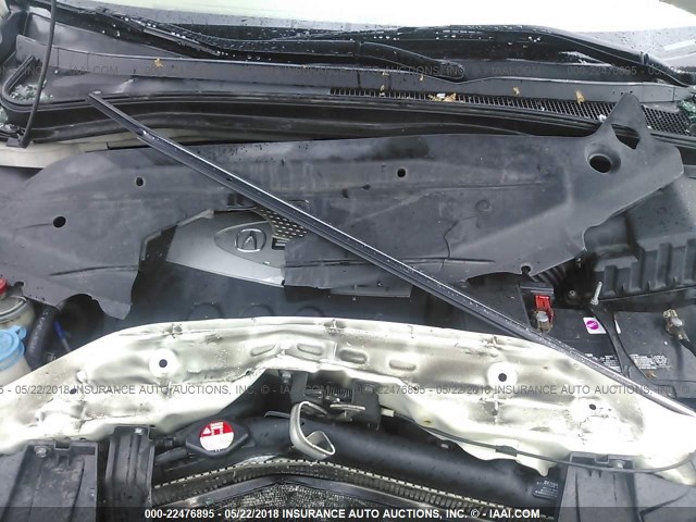 2HNYD28449H521445 - 2009 ACURA MDX TECHNOLOGY WHITE photo 10