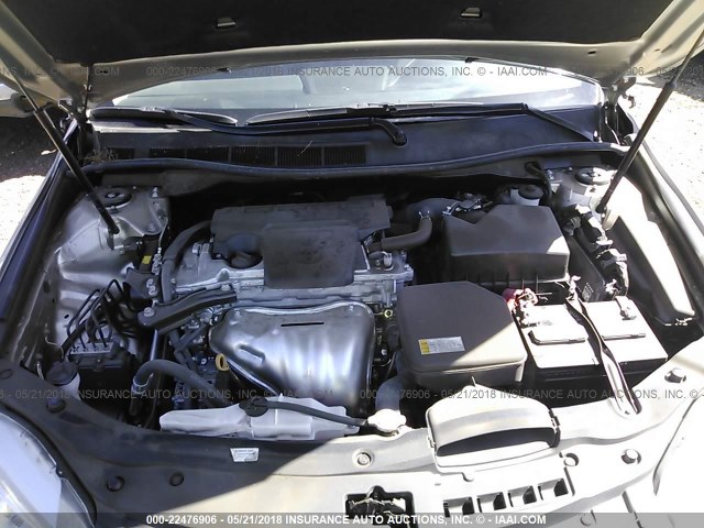 4T1BF1FK5FU111467 - 2015 TOYOTA CAMRY LE/XLE/SE/XSE ვერცხლისფერი ფოტო 10