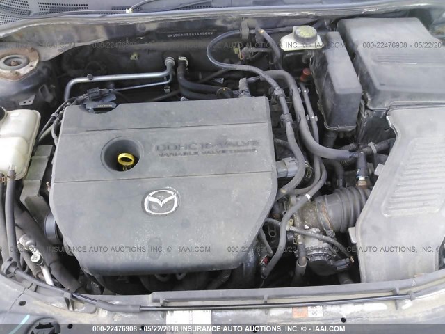 JM1BK343181155882 - 2008 MAZDA 3 HATCHBACK BLACK photo 10