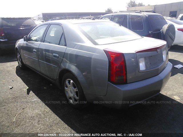 1G6DM577940180528 - 2004 CADILLAC CTS GRAY photo 3