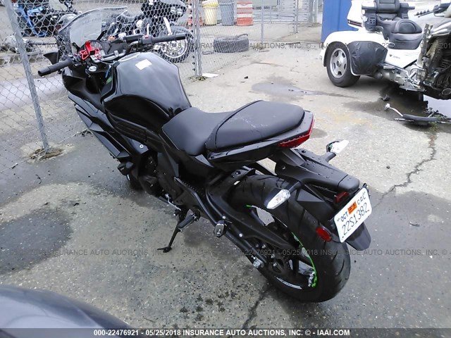 JKAEXEE16FDA19358 - 2015 KAWASAKI EX650 E BLACK photo 3