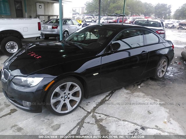 WBAWV13529P122336 - 2009 BMW 328 I SULEV BLACK photo 2