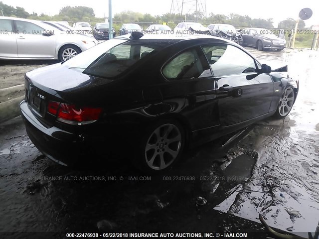 WBAWV13529P122336 - 2009 BMW 328 I SULEV BLACK photo 4