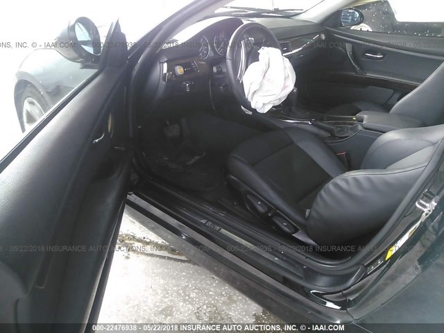 WBAWV13529P122336 - 2009 BMW 328 I SULEV BLACK photo 5