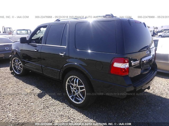 1FMJU2A53AEB21426 - 2010 FORD EXPEDITION LIMITED BLACK photo 3