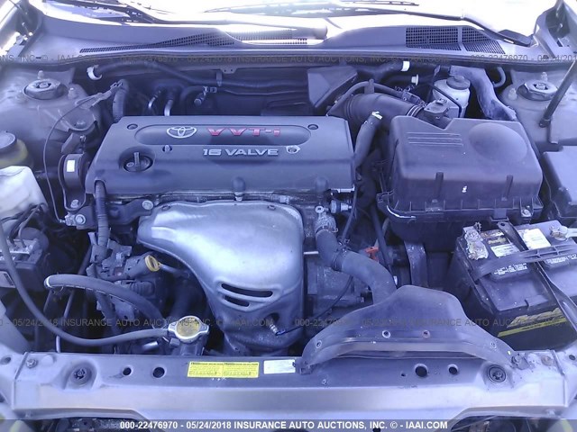 4T1BE30K15U979617 - 2005 TOYOTA CAMRY LE/XLE/SE ნაცრისფერი ფოტო 10