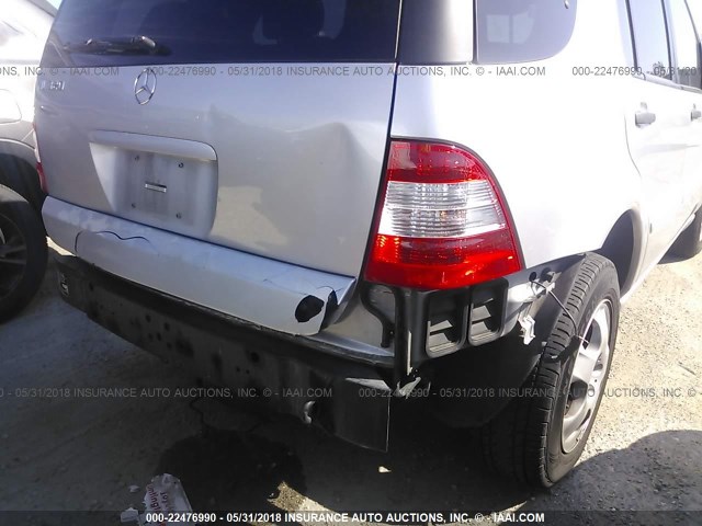 4JGAB54E93A397672 - 2003 MERCEDES-BENZ ML 320 SILVER photo 6