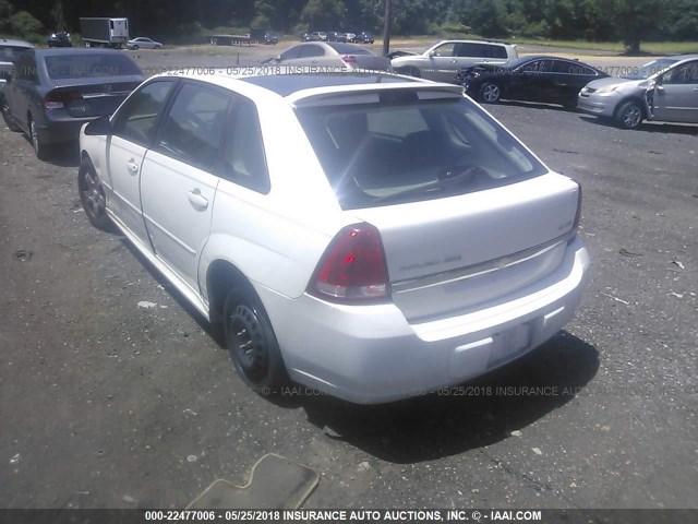 1G1ZU64845F159597 - 2005 CHEVROLET MALIBU MAXX LT WHITE photo 3