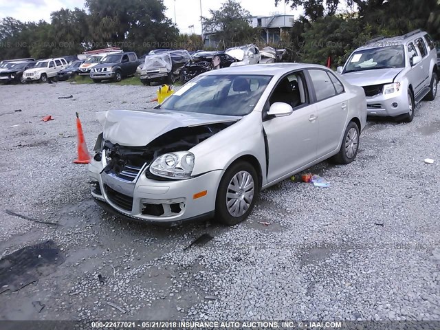 3VWJX7AJ3AM101142 - 2010 VOLKSWAGEN JETTA S BLACK photo 2