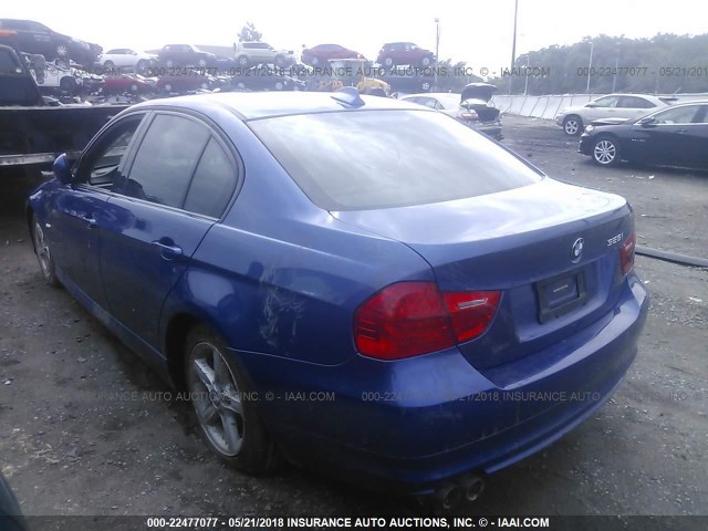 WBAPH7G57ANM48190 - 2010 BMW 328 I BLUE photo 3