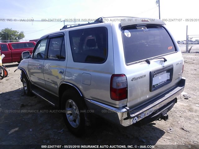 JT3HN86R9Y0289470 - 2000 TOYOTA 4RUNNER SR5 SILVER photo 3