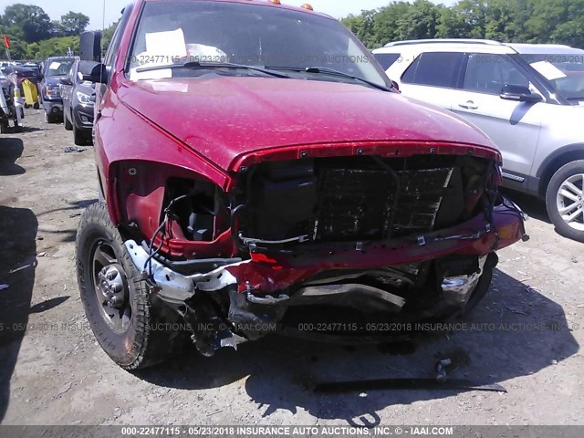 3D7KS28A78G159011 - 2008 DODGE RAM 2500 ST/SLT RED photo 6