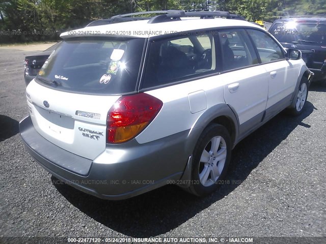 4S4BP67C454358060 - 2005 SUBARU LEGACY OUTBACK 2.5 XT LIMITED WHITE photo 4