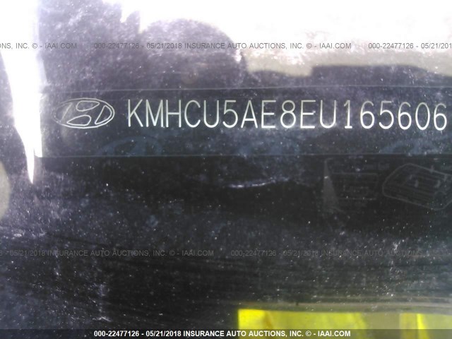 KMHCU5AE8EU165606 - 2014 HYUNDAI ACCENT GLS/SE WHITE photo 9
