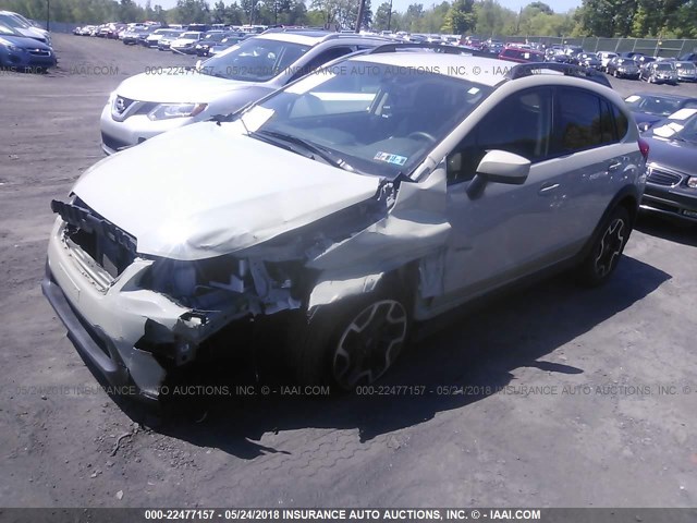 JF2GPABC7G8345725 - 2016 SUBARU CROSSTREK PREMIUM თაფლისფერი ფოტო 2