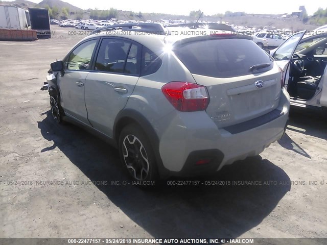 JF2GPABC7G8345725 - 2016 SUBARU CROSSTREK PREMIUM თაფლისფერი ფოტო 3