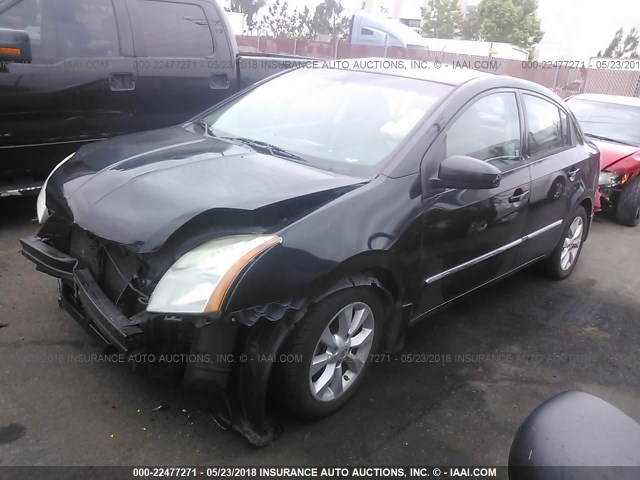 3N1AB6AP8AL667385 - 2010 NISSAN SENTRA 2.0/2.0S/SR/2.0SL BLACK photo 2