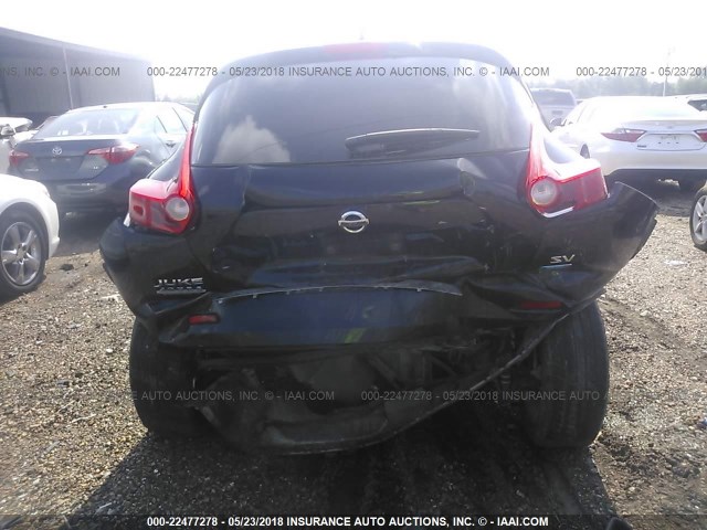 JN8AF5MR4DT203376 - 2013 NISSAN JUKE S/SV/SL BLACK photo 6