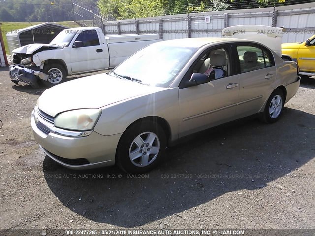 1G1ZT52805F260023 - 2005 CHEVROLET MALIBU LS GOLD photo 2
