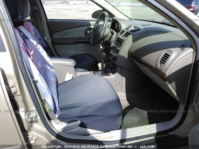 1G1ZT52805F260023 - 2005 CHEVROLET MALIBU LS GOLD photo 5