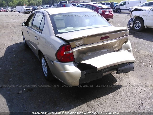 1G1ZT52805F260023 - 2005 CHEVROLET MALIBU LS GOLD photo 6