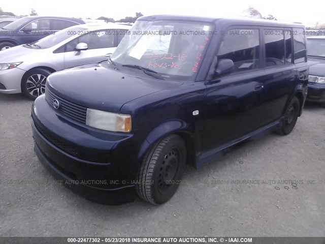 JTLKT324X64114658 - 2006 TOYOTA SCION XB BLUE photo 2