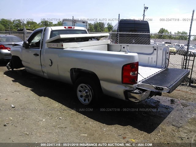 1GCNCPEA8DZ410764 - 2013 CHEVROLET SILVERADO C1500 SILVER photo 3