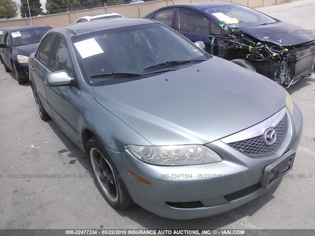 1YVFP80C745N37045 - 2004 MAZDA 6 I TEAL photo 1