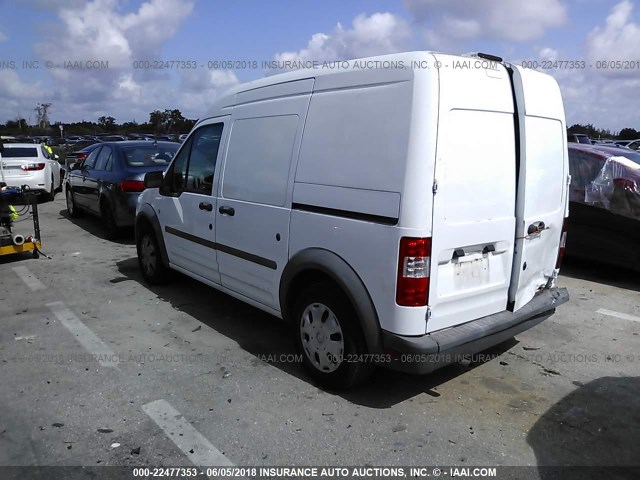 NM0LS7AN3BT044583 - 2011 FORD TRANSIT CONNECT XL WHITE photo 3