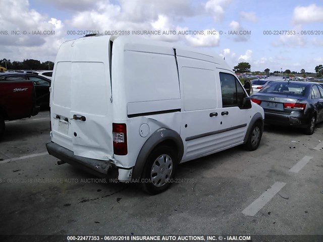 NM0LS7AN3BT044583 - 2011 FORD TRANSIT CONNECT XL WHITE photo 4