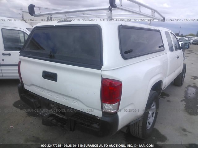 5TFRX5GNXGX073024 - 2016 TOYOTA TACOMA ACCESS CAB/SR/SR5 白色 照片 4