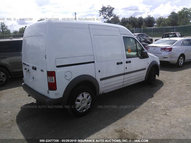 NM0LS7AN3AT017723 - 2010 FORD TRANSIT CONNECT XL WHITE photo 4