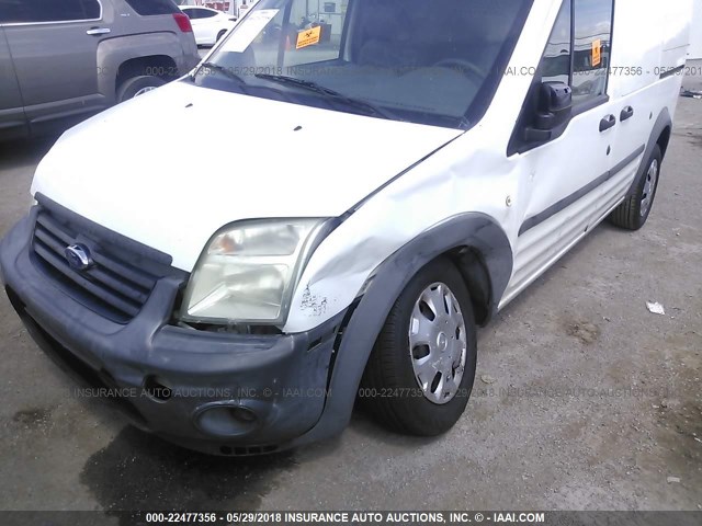 NM0LS7AN3AT017723 - 2010 FORD TRANSIT CONNECT XL WHITE photo 6