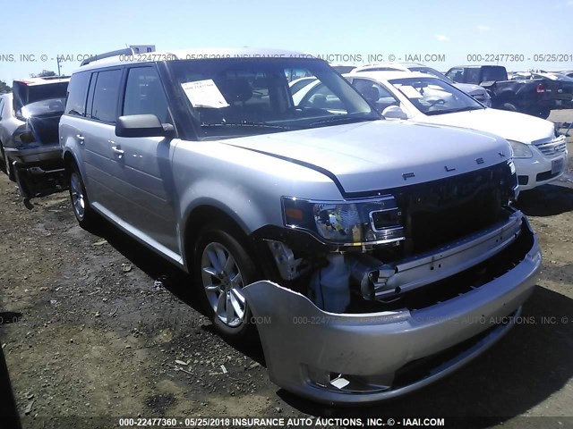 2FMGK5B83JBA03348 - 2018 FORD FLEX SE SILVER photo 1