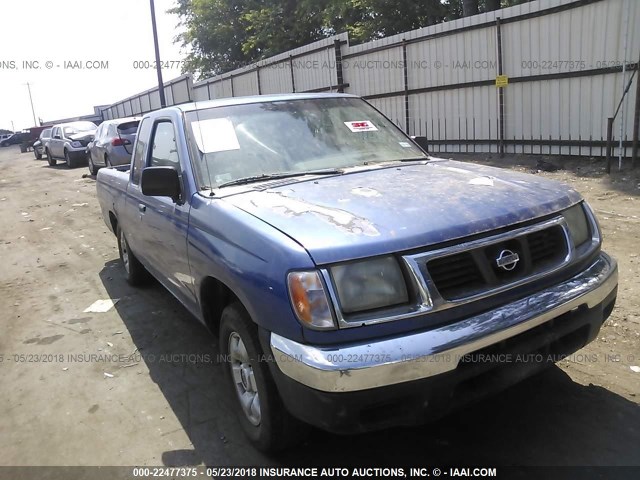 1N6DD26SXXC341342 - 1999 NISSAN FRONTIER KING CAB XE/KING CAB SE BLUE photo 1