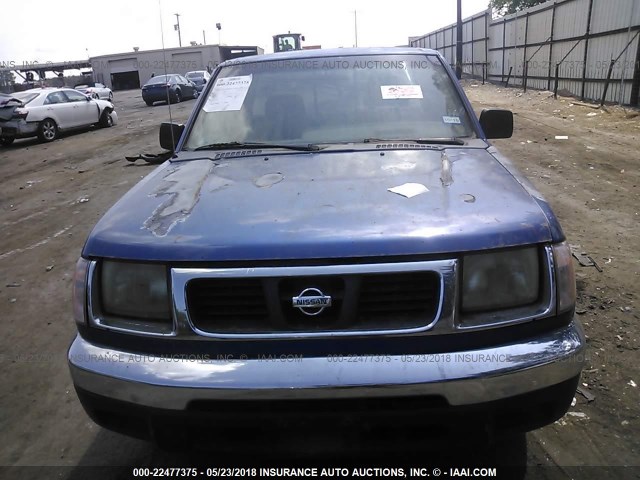 1N6DD26SXXC341342 - 1999 NISSAN FRONTIER KING CAB XE/KING CAB SE BLUE photo 6