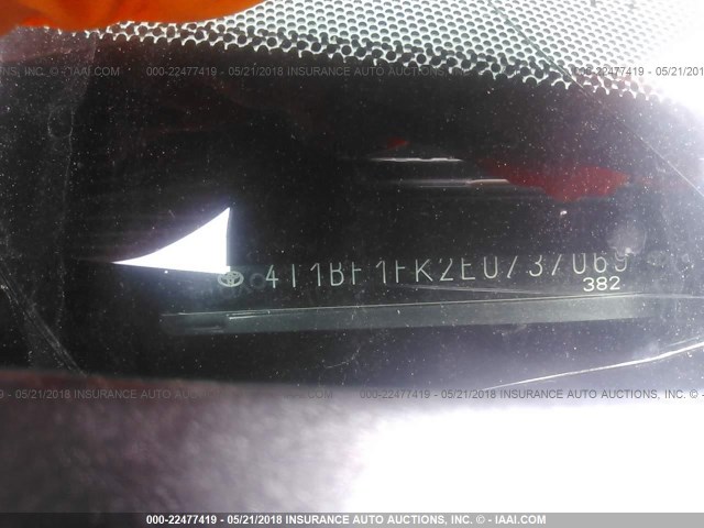 4T1BF1FK2EU737069 - 2014 TOYOTA CAMRY L/SE/LE/XLE 灰色 照片 9