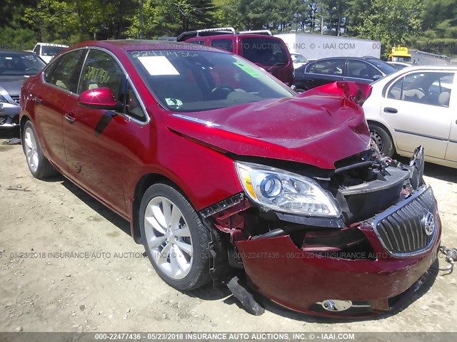 1G4PR5SK6E4221565 - 2014 BUICK VERANO CONVENIENCE RED photo 1