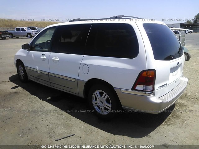 2FMDA53443BB94847 - 2003 FORD WINDSTAR SEL WHITE photo 3