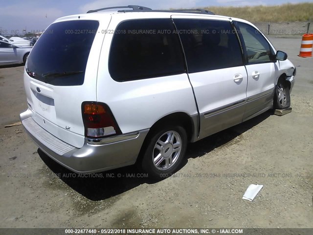 2FMDA53443BB94847 - 2003 FORD WINDSTAR SEL WHITE photo 4