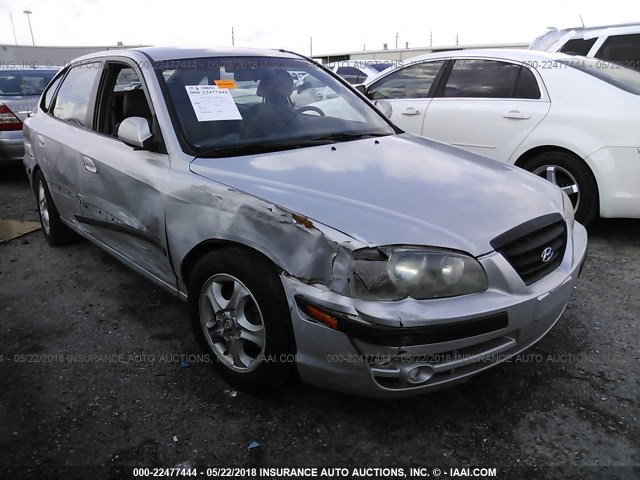 KMHDN56D15U172592 - 2005 HYUNDAI ELANTRA GLS/GT SILVER photo 1