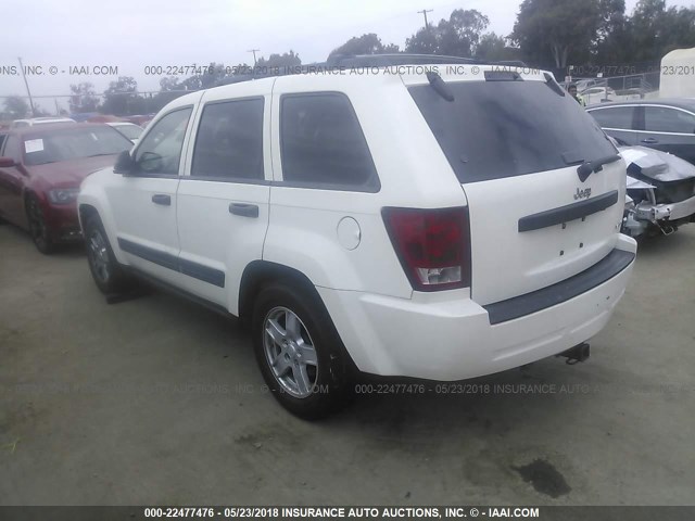 1J4GR48K25C665435 - 2005 JEEP GRAND CHEROKEE LAREDO/COLUMBIA/FREEDOM 白色 照片 3