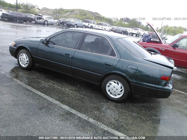 4T1BG22K5VU169165 - 1997 TOYOTA CAMRY CE/LE/XLE 绿色 照片 3