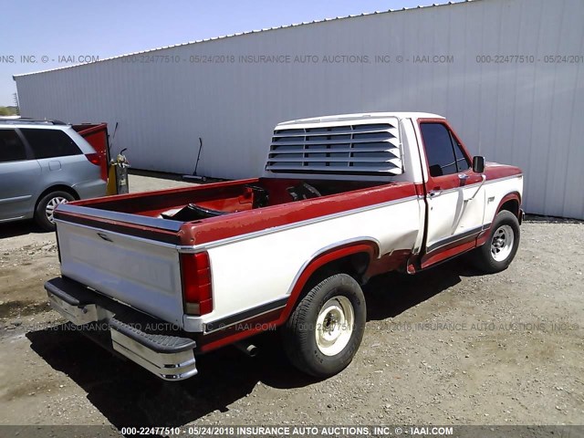 1FTCF10EXCRA18504 - 1982 FORD F100 RED photo 4