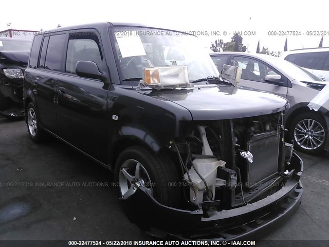 JTLKT324764098760 - 2006 TOYOTA SCION XB BLACK photo 1