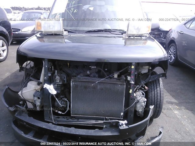 JTLKT324764098760 - 2006 TOYOTA SCION XB BLACK photo 6